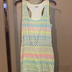 Multicolored Neon American Eagle Dress - Large